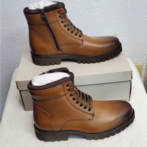 Kenneth Cole Reaction Nelson Leather Boots Sz 10